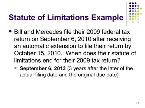 Federal Tax Filing Federal Tax Filing Statute Of Limitations