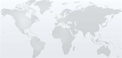 World Map Gray Worldwide Cruise Associates
