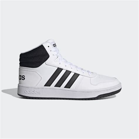 Adidas Hoops 20 Mid Shoes White Adidas Uk