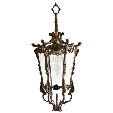 Recognized as a trusted brand. Six-Sided Zinc Lantern at 1stdibs