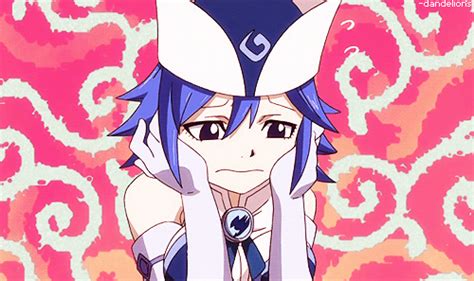 An Anime Character With Blue Hair Wearing A Hat And Holding Her Hands