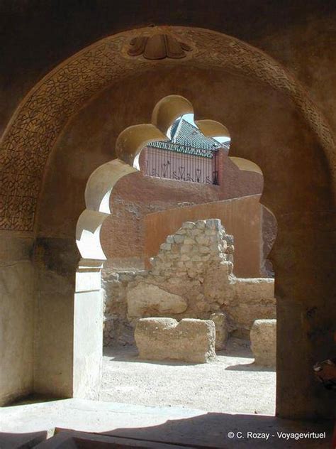 Architektur der Almoravid Koubba Ba'Adiyn, Marrakesch ...