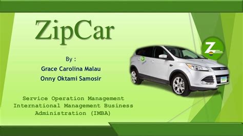 Zip car presentation