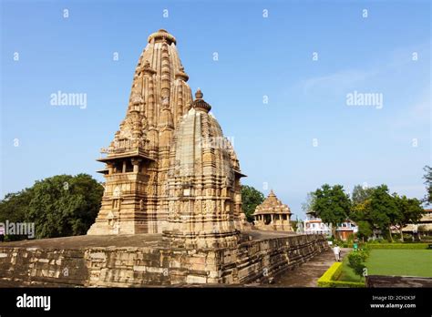Khajuraho Madhya Pradesh India Vishvanatha Temple Part Of The