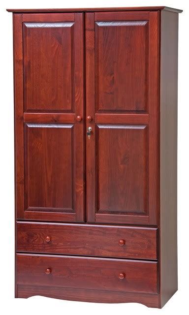 You can customize the design of your wardrobe to your personal. 100% Solid Wood Smart Wardrobe/Armoire/Closet - Transitional - Armoires And Wardrobes - by ...