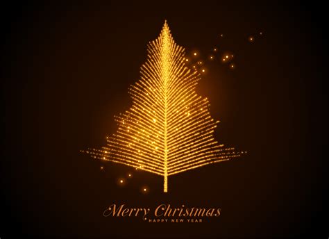 Sparkle Christmas Tree Or Leaf Background Download Free Vector Art