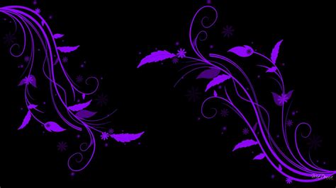 All of these black background images and vectors have high resolution and can be used as banners, posters or wallpapers. Purple Leaf Design With Black Background HD Purple ...