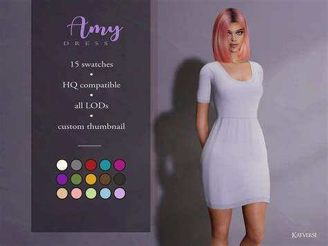 Amy Dress At Katverse Sims 4 Updates