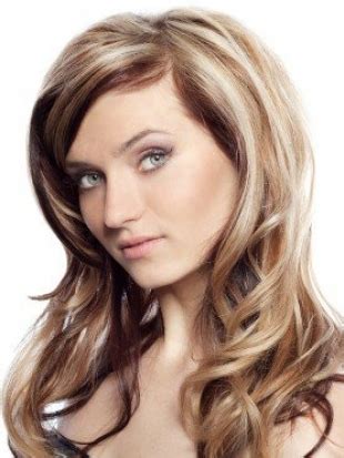 Light brown and blonde hair with lowlights looks great together in an ombre. Blonde Hair with Brown Lowlights|