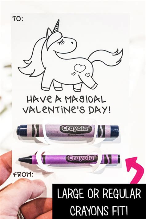 Crayon Holder Valentine - Free SVG + Silhouette File
