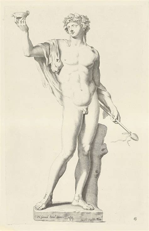 Michel Natalis Standbeeld Van Bacchus Michel Natalis 1640