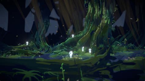 Kodama have the power to move about the forest and mountains at will. Princess Mononoke - Kodama spirit forest (VR) - 3D model ...