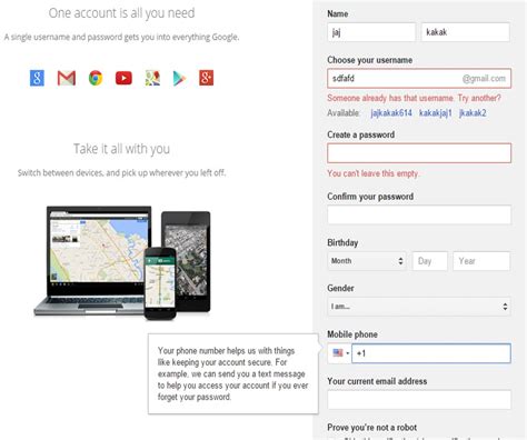 Gmail Sign Up And Login