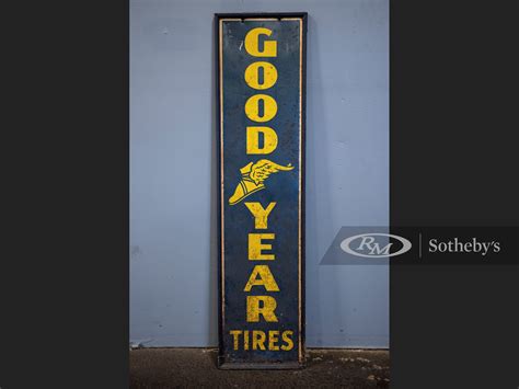 Goodyear Tires Vertical Sign Auburn Fall 2021 Rm Auctions