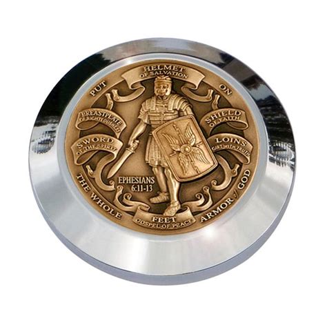 Armor Of God Brass Milwaukee 8 Timing Cover Coin Mount Motordog69