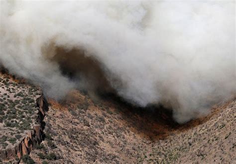 The Las Conchas Fire Near Los Alamos New Mexico
