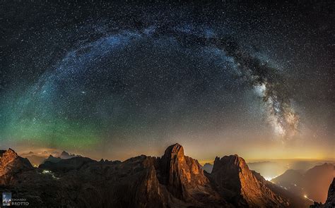 The Aurora The Milky Way The Dolomites It Has Been An In Flickr
