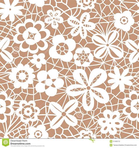 Vecteur stock et découvrir des vecteurs similaires sur adobe stock. Lace Seamless Pattern With Flowers Stock Photography ...