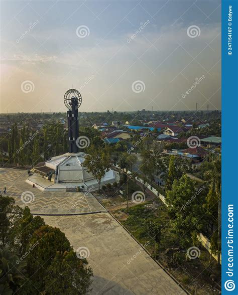 Equator Park In Pontianak City City Of Equator In Indonesia Stock