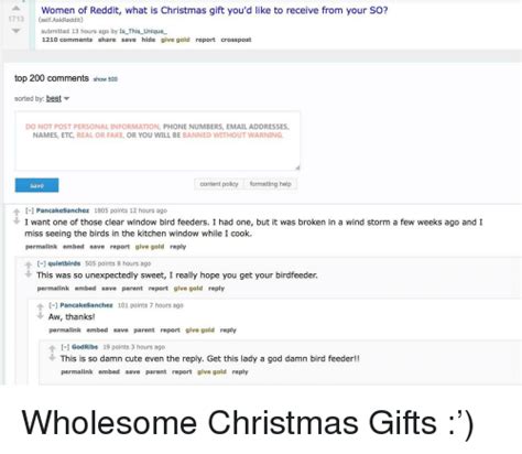 Women Of Reddit What Is Christmas T Youd Like To Receive From Your