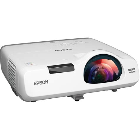 Epson Powerlite 535w 3lcd Short Throw Projector V11h671020 Bandh