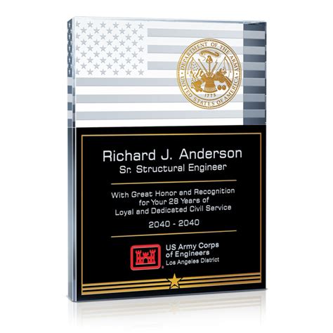 Unique Army Service Plaques And Thank You Quotes Diy Awards