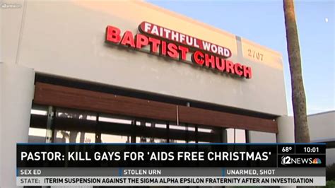 Arizona Pastor Uses Sermon To Urge Killing Gays For An Aids Free World By Christmas