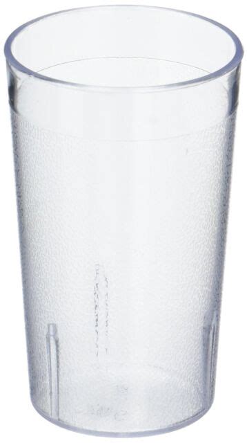 12 Oz Clear 12pk Restaurant Break Resistant Drinking Glass Cups Plastic Tumblers Ebay