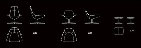 Modern Office Chairs Dwg Block For Autocad • Designs Cad