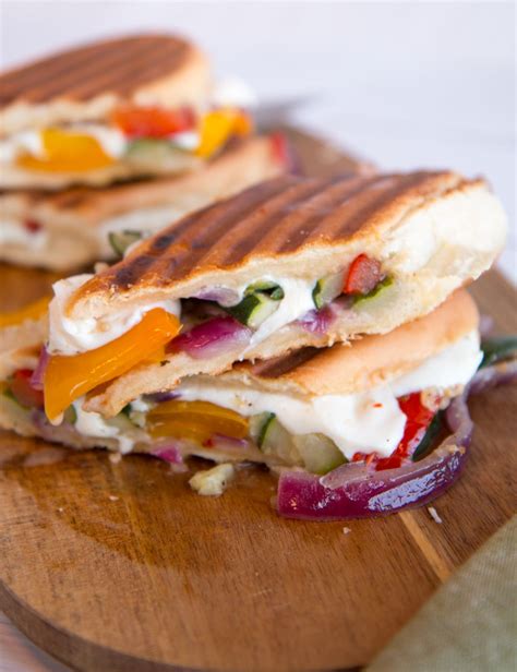 Panini sandwich recipe quick easy best vegetarian italian party idea. Grilled Vegetable Panini | Recipe | Vegetarian recipes ...