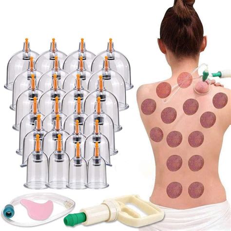 Buy 12 Cup Vacuum Cupping Setchinese Cupping Therapy Pump Hijamacupping Therapy Sets
