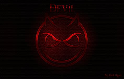 Devil Logo Illustration Devil Fantasy Art Hd Wallpaper Wallpaper Flare