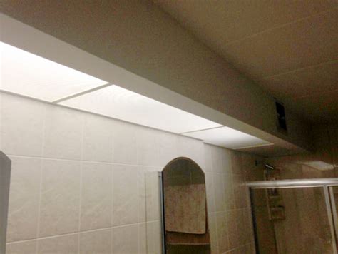 Use kitchen soffit lighting, as interior mood lighting above your kitchen cabinets; Bathroom Lighting challenge