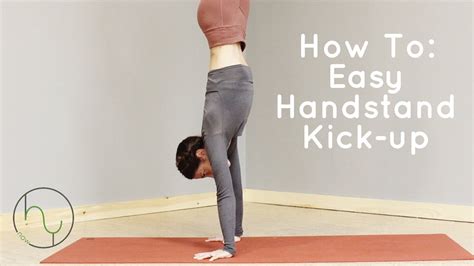 How To Easy Handstand Kick Up With Cathy Madeo Youtube