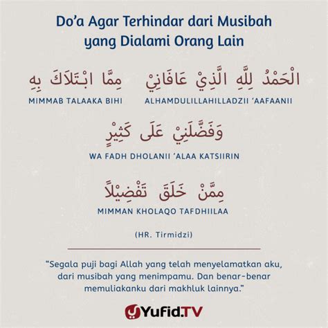 Doa Agar Terhindar dari Musibah yang Dialami Orang Lain – Yufidia.com