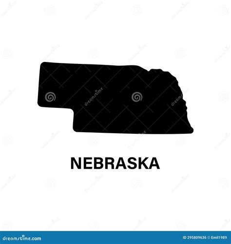 Nebraska Map. State And District Map Of Nebraska. Political Map Of