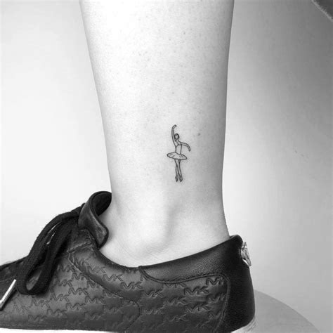 It is a perfect idea for both men and women. Tiny dancer by Cagri Durmaz | Beautiful small tattoos ...