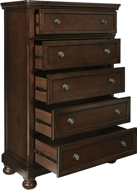 Millennium By Ashley Porter Rustic Brown Chest Of Drawers Miskelly