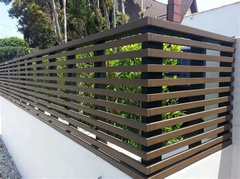 Horizontal Metal Fence Design Idea Modern Fence My Xxx Hot Girl