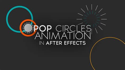 Get your team aligned with. Pop Circles Animation in After Effects | Tutorial + Update ...