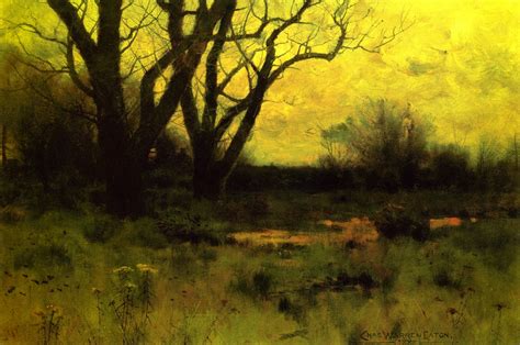 Charles Warren Eaton Tonalist Landscapes Painter Tuttart