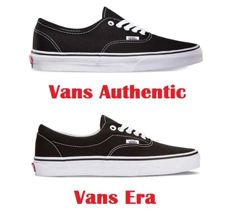 Vans Authentic Vs Era Which Should You Buy Chooze Shoes Vans