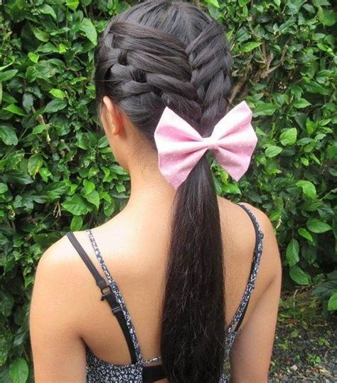 Triple Braid Updo With A Low Ponytail Curly Hair Updo Hair Updos