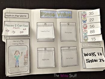 How to write a book. Place Value Lap Book by The Write Stuff | Teachers Pay ...