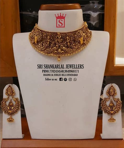 Find Pretty Bridal Antique Jewellery Collections Here • South India Jewels