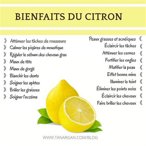 Pin On Bienfaits Du Citron