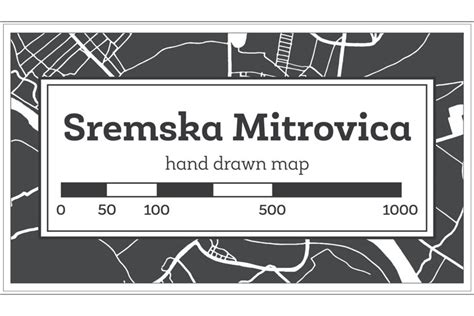 Sremska Mitrovica Serbia City Map