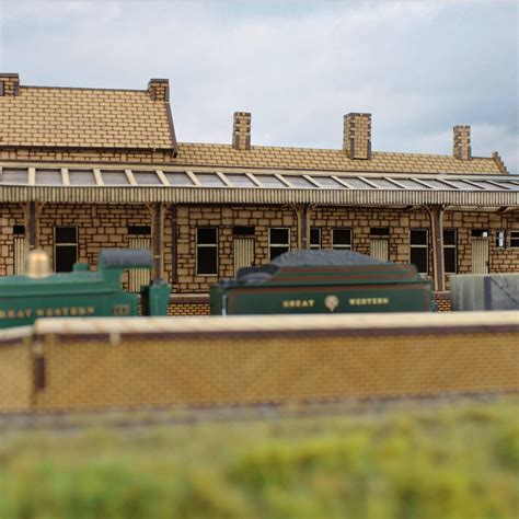 Wws Model Railway Station Platforms And Canopies Oo Gauge 176 Mdf