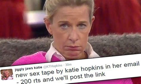 Katie Hopkins Twitter Has Been Hacked And Now Contains A Threat Of A Sex Tape Leak Metro News