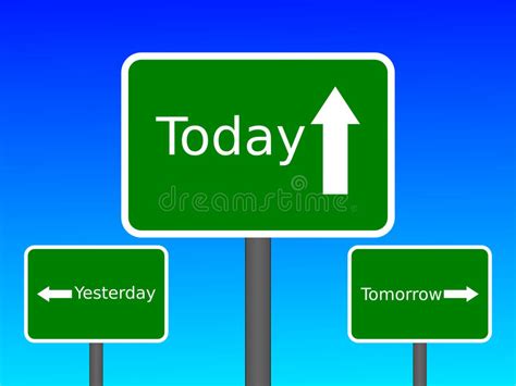 Yesterday Today Tomorrow Stock Illustration Illustration Of Decide